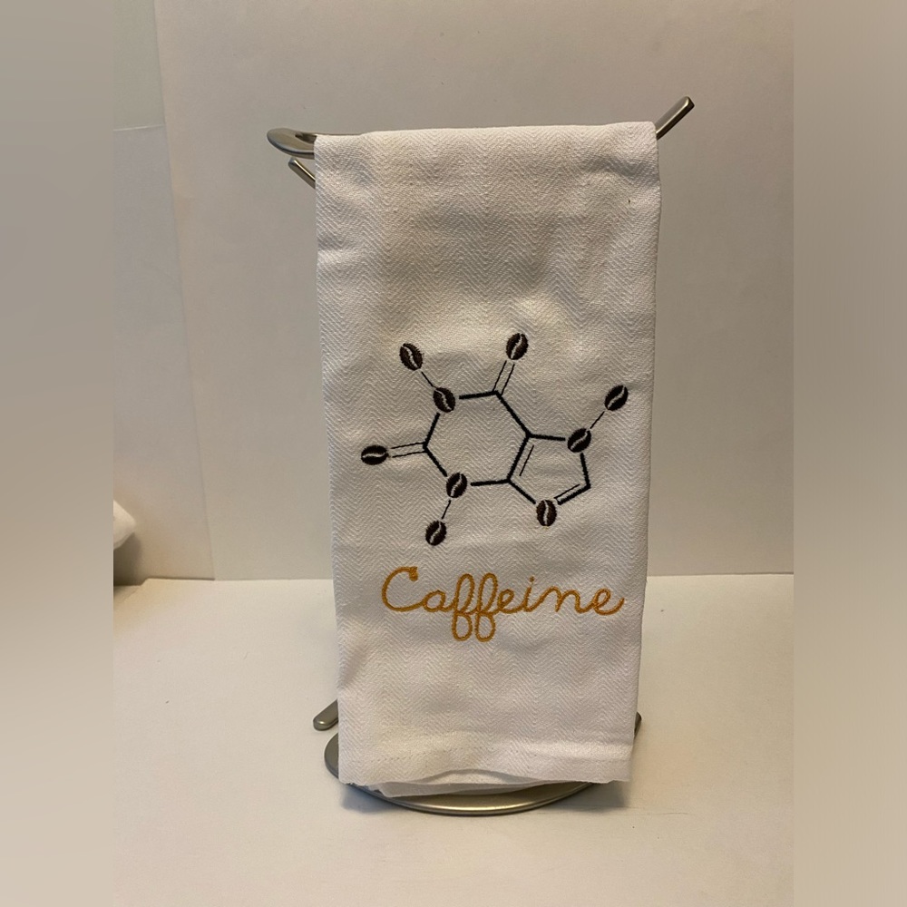 Caffeine Chemical Formula Towel